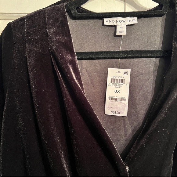 And Now This Velvet Bodysuit - Picture 4 of 7